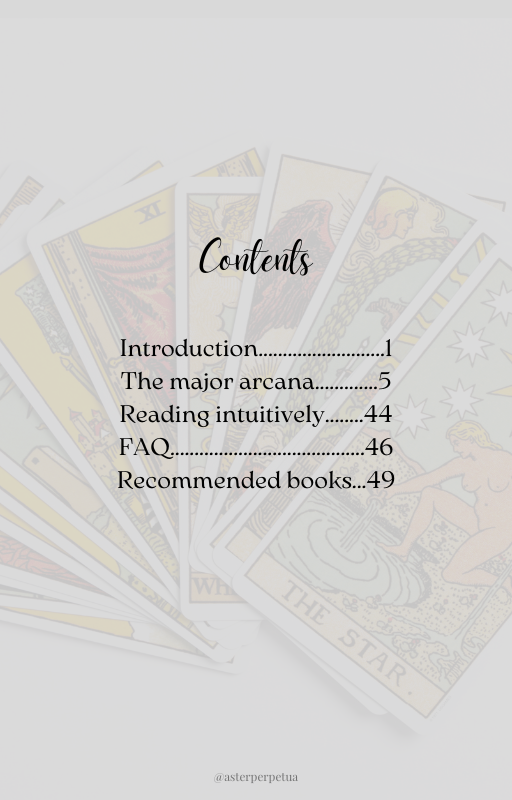 My first tarot journey - a Major Arcana guide